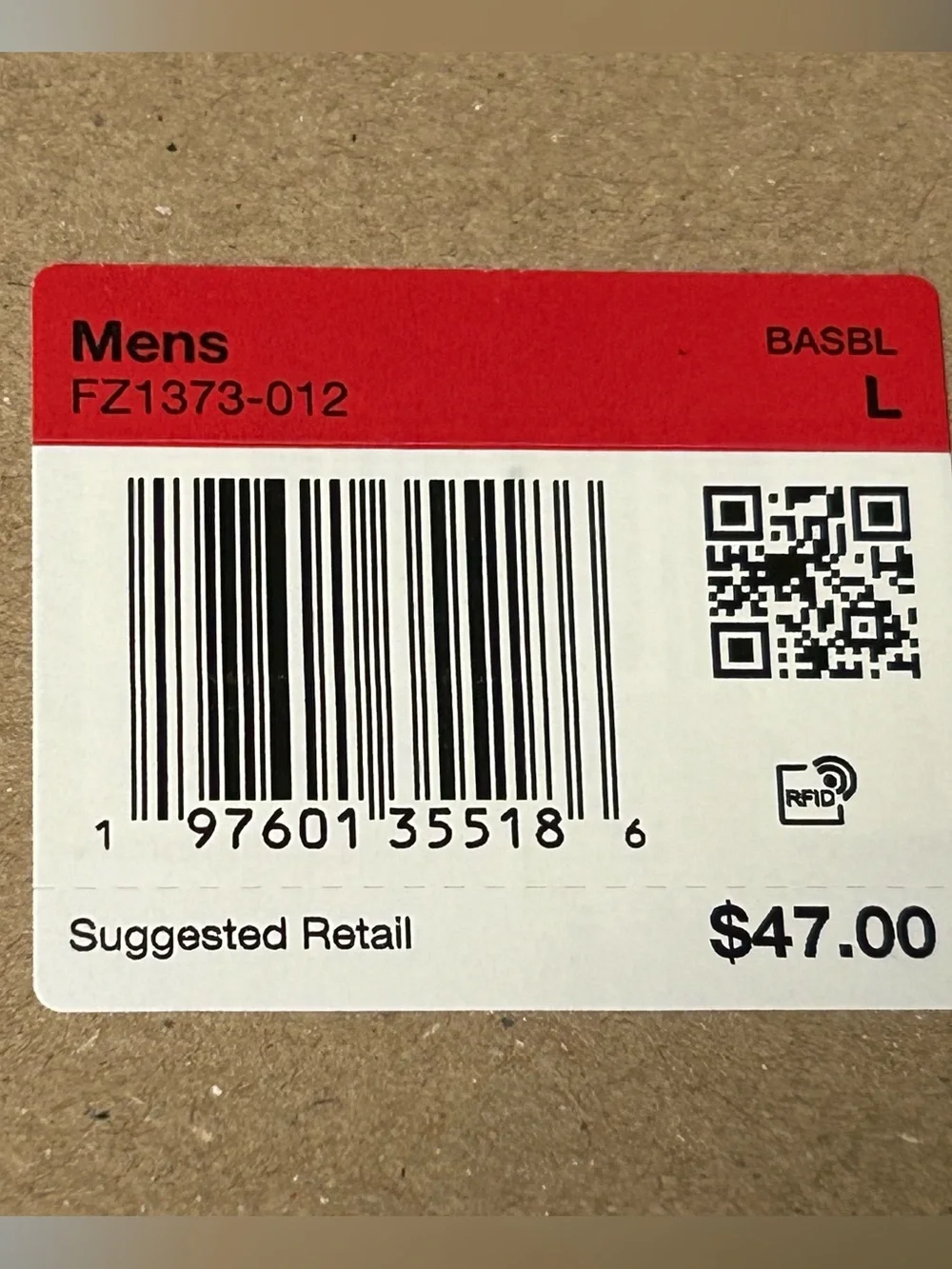 Nike new tags